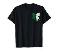 Drapeau Algérie Fierté Algérie Fille Coquette Nœud Ruban T-Shirt