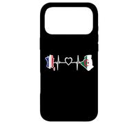 Drapeau Algérie France - Algérie France Heartbeat Coque pour iPhone 17 Pro Max