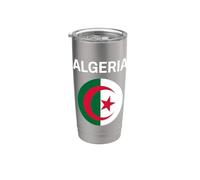 Drapeau Algérie Moderne Gobelet isotherme en acier inoxydable double paroi