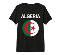 Drapeau Algérie Moderne T-Shirt Haut de Gamme