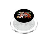 Drapeau Algérie Pays de Galles Racines algériennes Gallois PopSockets PopGrip pour MagSafe
