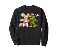 Drapeau Algérie République Dominicaine Racines algériennes Sweatshirt