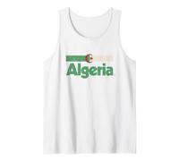Drapeau Algérie Rétro Afrique Algérie Blanc Débardeur