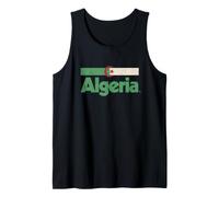 Drapeau Algérie Rétro Afrique Algérie Blanc Débardeur