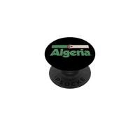 Drapeau Algérie Rétro Afrique Algérie Blanc PopSockets PopGrip Adhésif