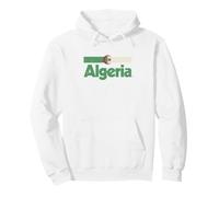 Drapeau Algérie Rétro Afrique Algérie Blanc Sweat à Capuche