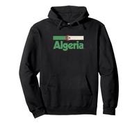 Drapeau Algérie Rétro Afrique Algérie Blanc Sweat à Capuche