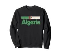 Drapeau Algérie Rétro Afrique Algérie Blanc Sweatshirt