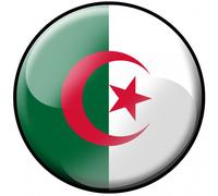 Drapeau Algérien - 5cm - Sticker/Autocollant