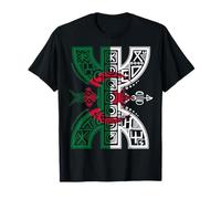Drapeau algérien avec Racines Yaz Amazigh Proud Berbère Algérie T-Shirt