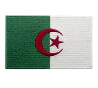 Drapeau algérien Brodé à Repasser ou à Coudre Patch