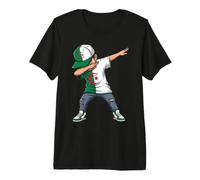 Drapeau algérien Dab Boy Croissant étoile Algérie Pride T-Shirt Haut de Gamme
