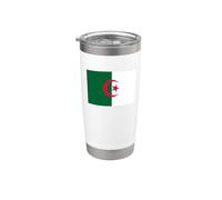 Drapeau algérien de l'Algérie Gobelet isotherme en acier inoxydable double paroi