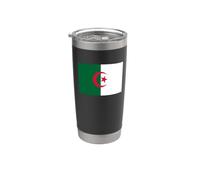 Drapeau algérien de l'Algérie Gobelet isotherme en acier inoxydable double paroi