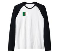 Drapeau algérien de l'Algérie Manche Raglan