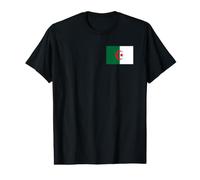 Drapeau algérien de l'Algérie T-Shirt Graphique avec Valeur