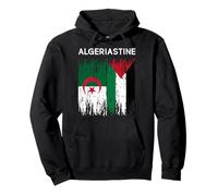 drapeau algérien et palestinien algérie unité palestine Sweat à Capuche