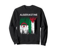 drapeau algérien et palestinien algérie unité palestine Sweatshirt