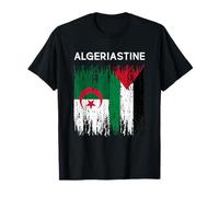 Drapeau algérien et palestinien algérie unité Palestine T-Shirt
