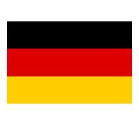 Drapeau Allemagne - 15x9.9cm - Sticker/Autocollant