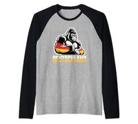 Drapeau Allemagne Gorille Manche Raglan