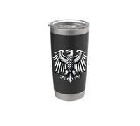 Drapeau allemand Aigle Gobelet isotherme en acier inoxydable double paroi