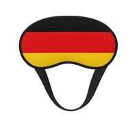 Drapeau allemand C'est un masque pour les yeux à bord noir. Le masque doux pour les yeux peut améliorer la qualité du sommeil et est adapté pour l'intérieur, l'extérieur et les voyages.