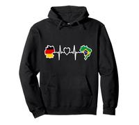 Drapeau Allemand du Brésil - Battement de cœur de l'Allemagne brésilienne Sweat à Capuche