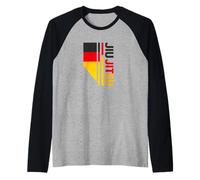 Drapeau Allemand Et Jiu-Jitsu : Combattant Allemand De Manche Raglan
