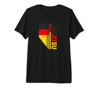 Drapeau Allemand Et Jiu-Jitsu : Combattant Allemand De T-Shirt Haut de Gamme