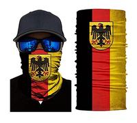 Drapeau Allemand Homme Femme Bandana Ultra-Douce Echarpe Tête Pirate Respirant Cache-Col pour Ski Sports Yoga