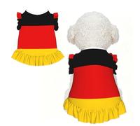 Drapeau allemand M pour petits chiens - Tenue d'été mignonne pour chiot, doux et respirant