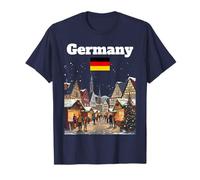 Drapeau Allemand pour Amoureux du marché de Noël T-Shirt