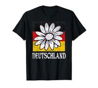 Drapeau Allemand Vintage Allemagne Fleur Allemande T-Shirt