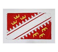 Drapeau Alsace Double Face Bannière Décorative Durable Drapeau De Bienvenue Pour Vacances Ferme Intérieur 3X5 Ft
