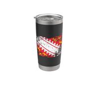Drapeau Alsacien Vintage Cadeau Alsace Alsacien Alsacienne Gobelet isotherme en acier inoxydable double paroi