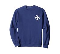 Drapeau Amalfi Maltais Croix Campagne Italie (Double Face) Sweatshirt