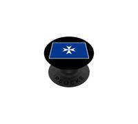Drapeau Amalfi Maltais Croix Campagne Italie PopSockets PopGrip Adhésif
