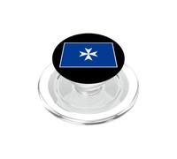 Drapeau Amalfi Maltais Croix Campagne Italie PopSockets PopGrip pour MagSafe