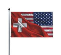 Drapeau américain 3x5 pieds, drapeau suisse helvétien double face, impressi