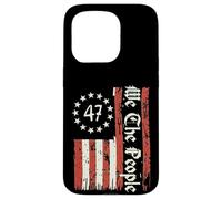 Drapeau américain 47 We The People 4 Juillet pour Hommes, Femmes, Enfants Coque pour iPhone 15 Pro