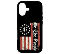 Drapeau américain 47 We The People 4 Juillet pour Hommes, Femmes, Enfants Coque pour iPhone 17