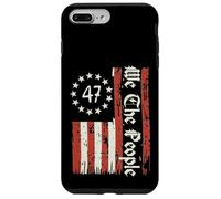 Drapeau américain 47 We The People 4 Juillet pour Hommes, Femmes, Enfants Coque pour iPhone 7 Plus/8 Plus