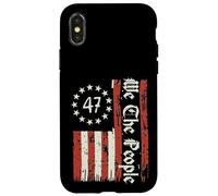 Drapeau américain 47 We The People 4 Juillet pour Hommes, Femmes, Enfants Coque pour iPhone X/XS