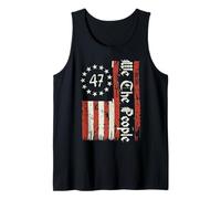 Drapeau américain 47 We The People 4 Juillet pour Hommes, Femmes, Enfants Débardeur