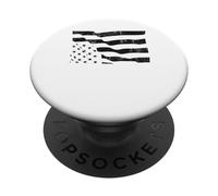 Drapeau américain à l'envers SOS Distress PopSockets PopGrip Adhésif