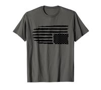 Drapeau américain à l'envers vieilli en détresse Pro Trump T-Shirt