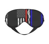 Drapeau américain à rayures rouges pour le sommeil des yeux - Design mis à jour - Bloque la lumière - Pour homme et femme