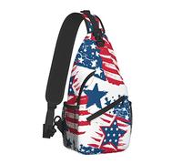 Drapeau américain Abstrait 4 Juillet Sac à bandoulière