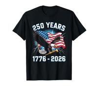 Drapeau américain Aigle 1776 2026 4 Juillet T-Shirt